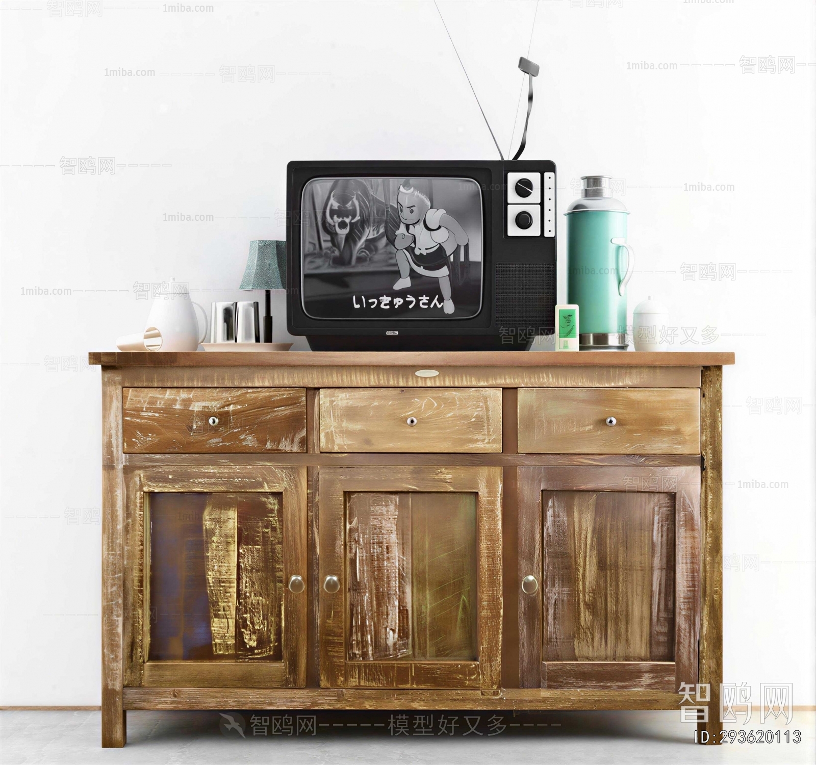 Retro Style Side Cabinet