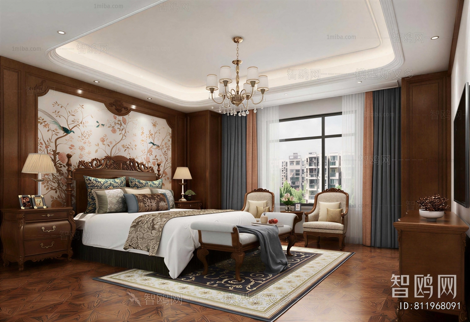 American Style Bedroom