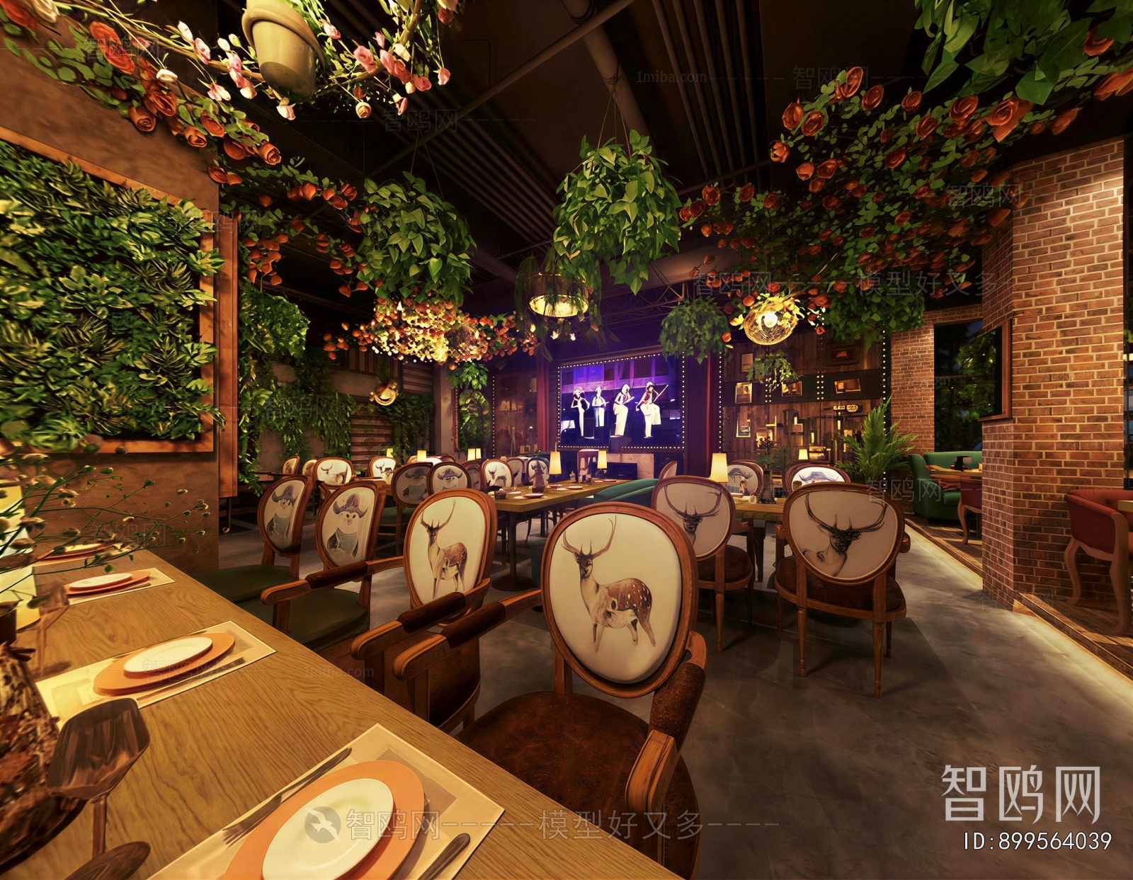 Retro Style Restaurant