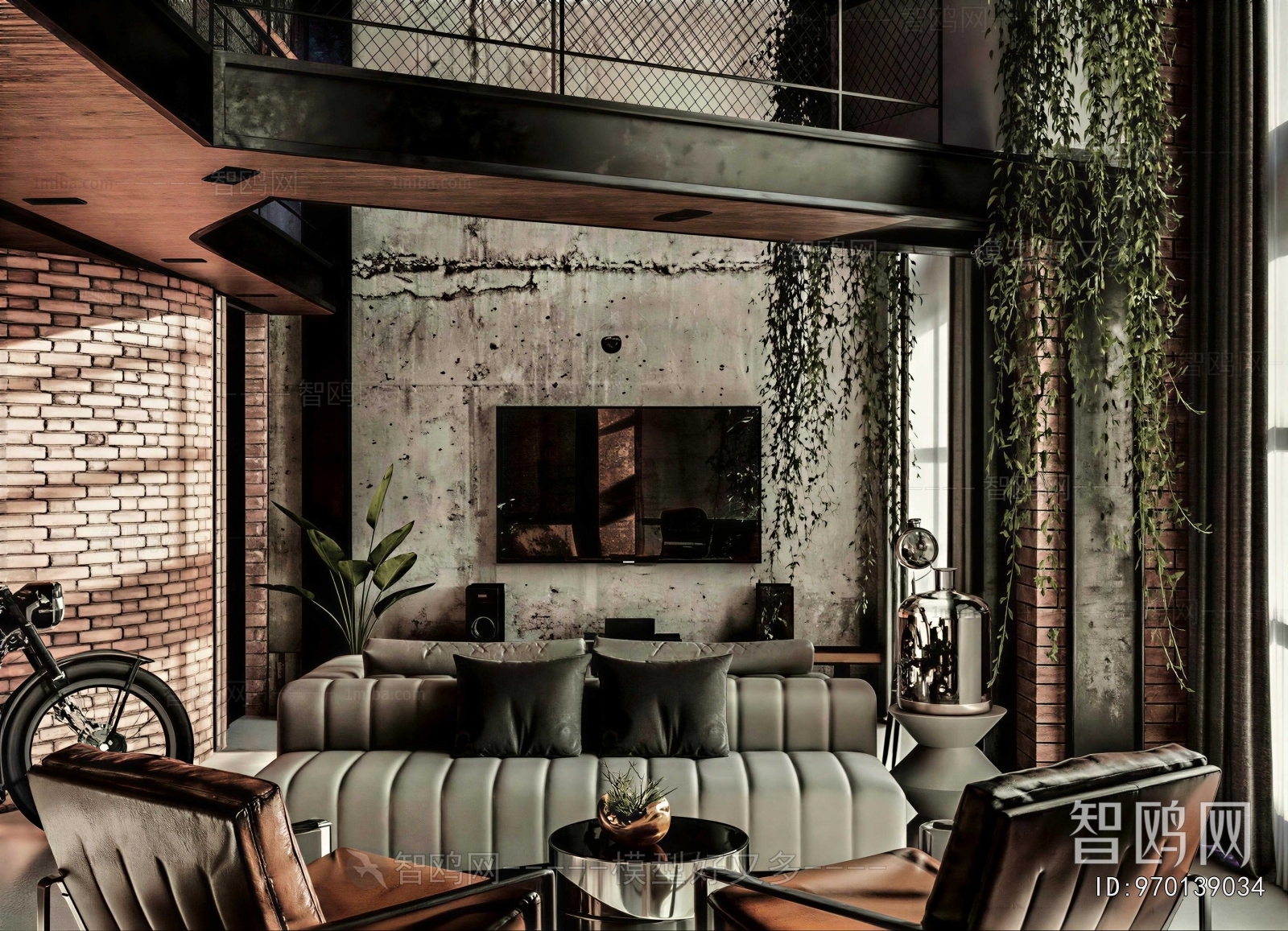 Industrial Style A Living Room