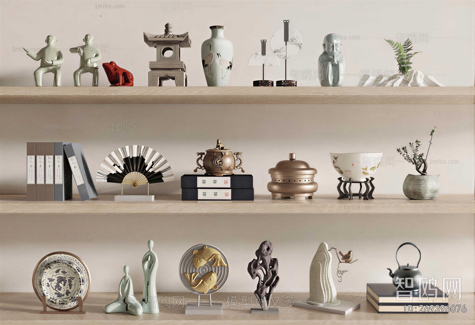 New Chinese Style Decorative Set