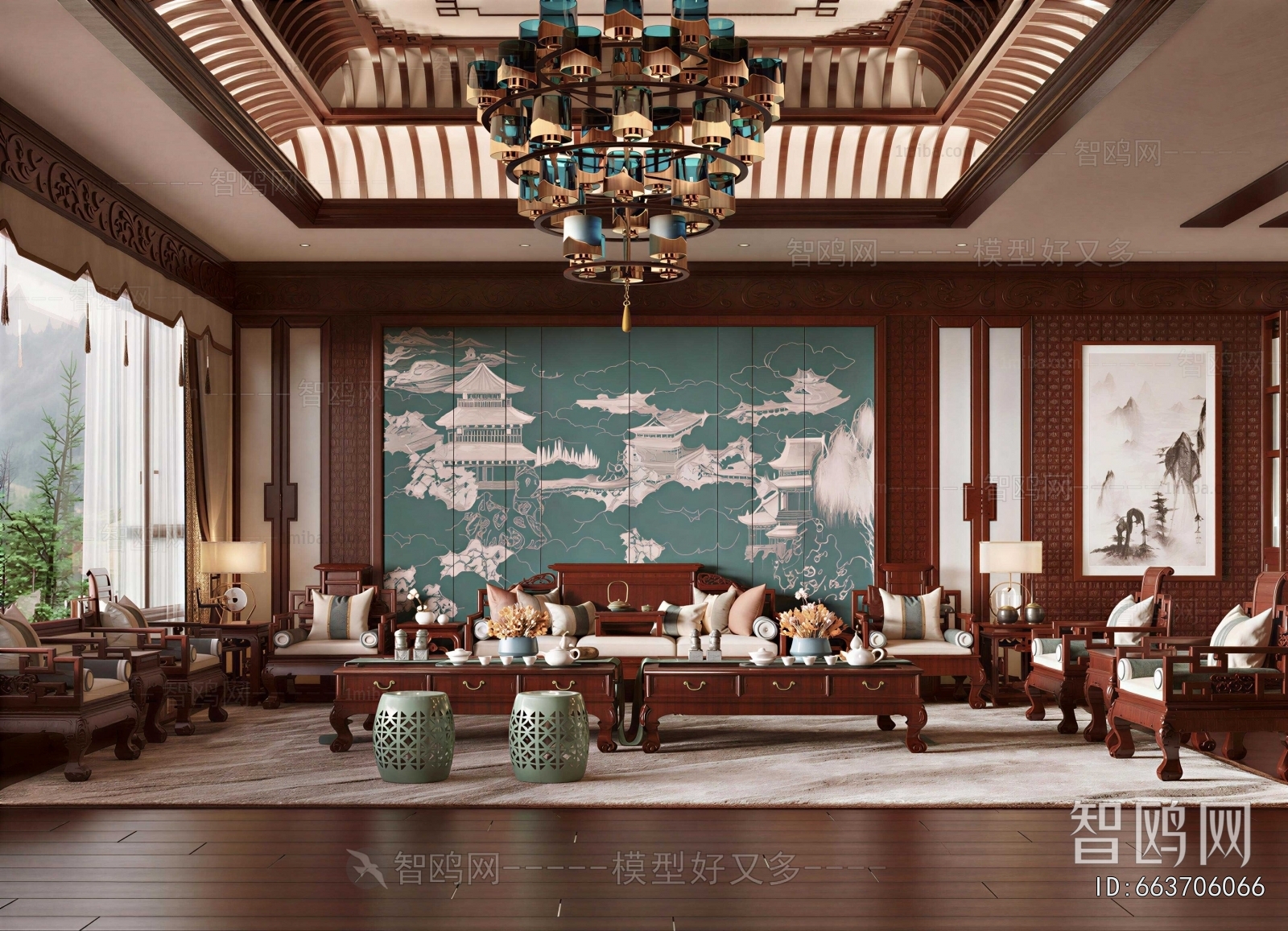 Chinese Style A Living Room
