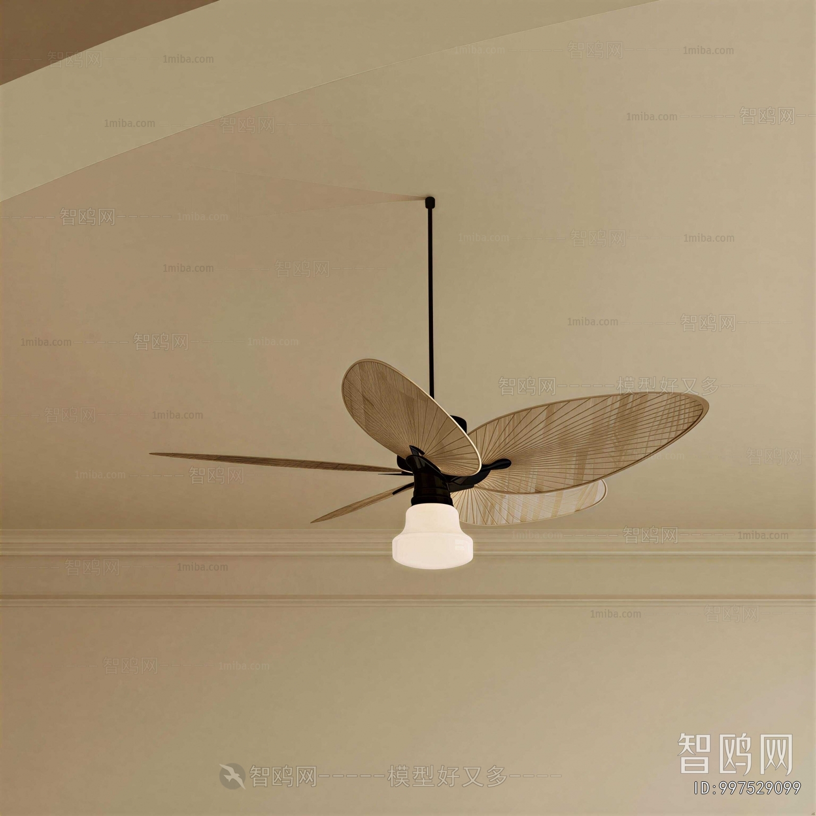 Wabi-sabi Style Fan