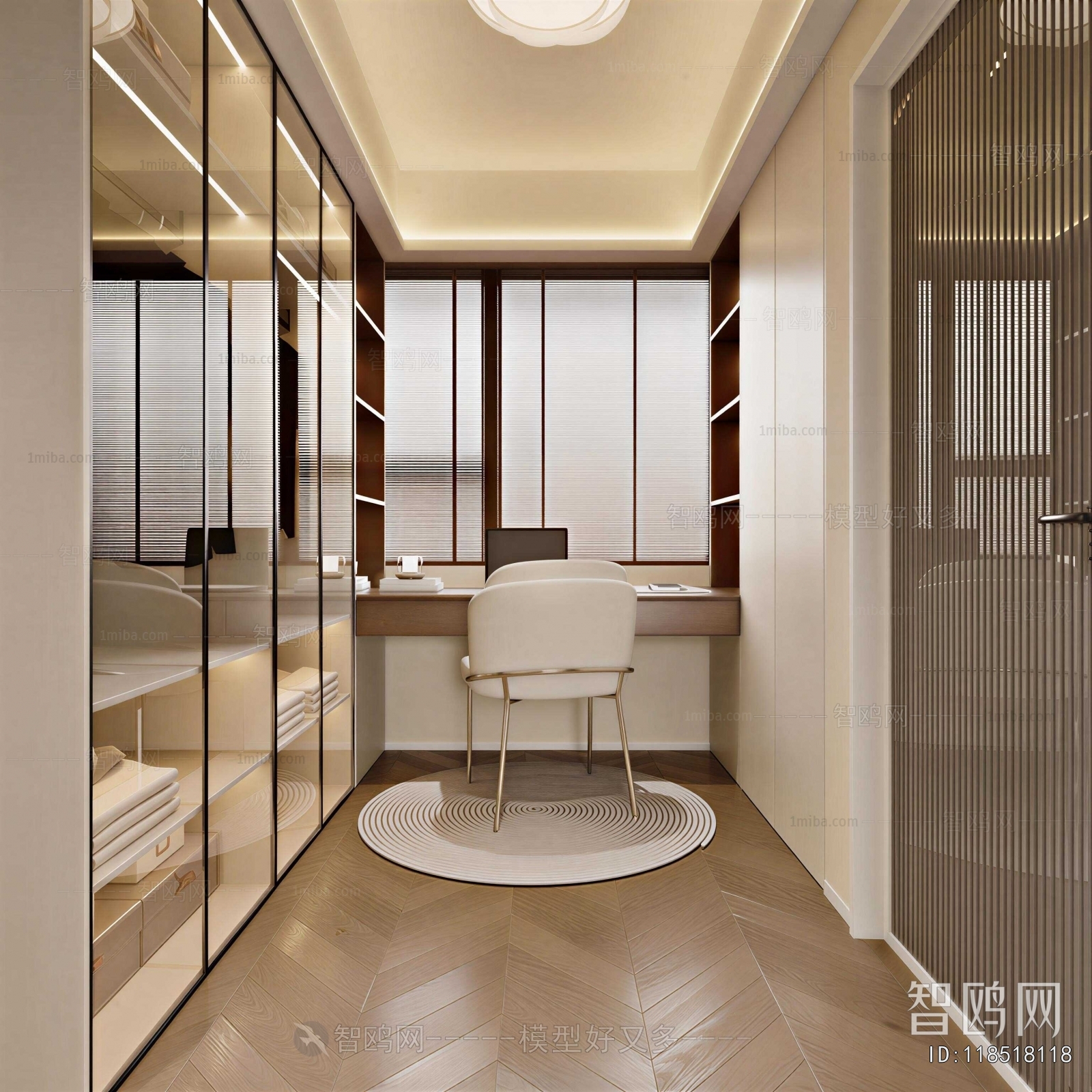 Modern Clothes Storage Area