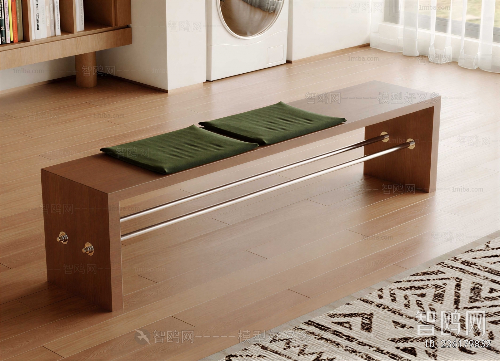 Japanese Style Stool For Changing Shoes