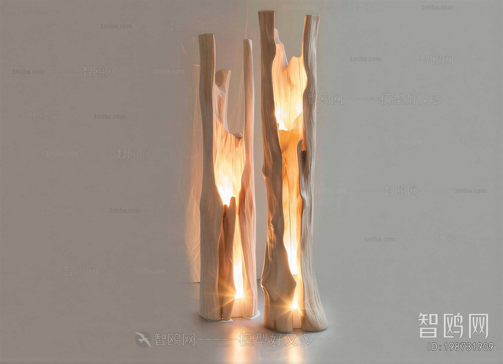Wabi-sabi Style Floor Lamp