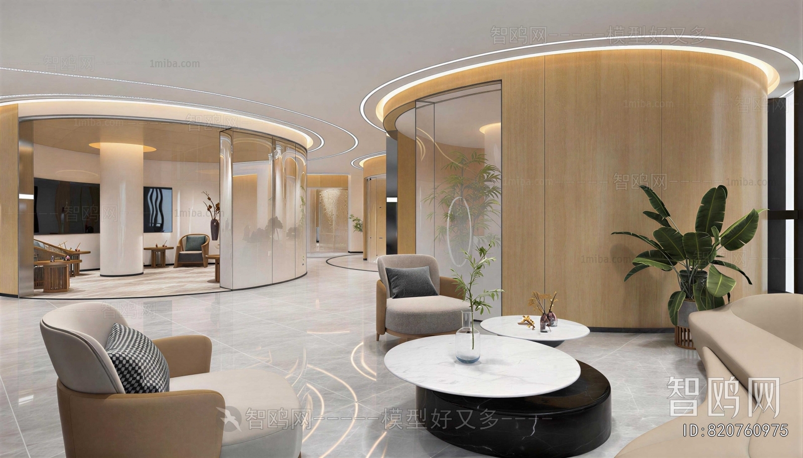 Modern Office Reception Desk