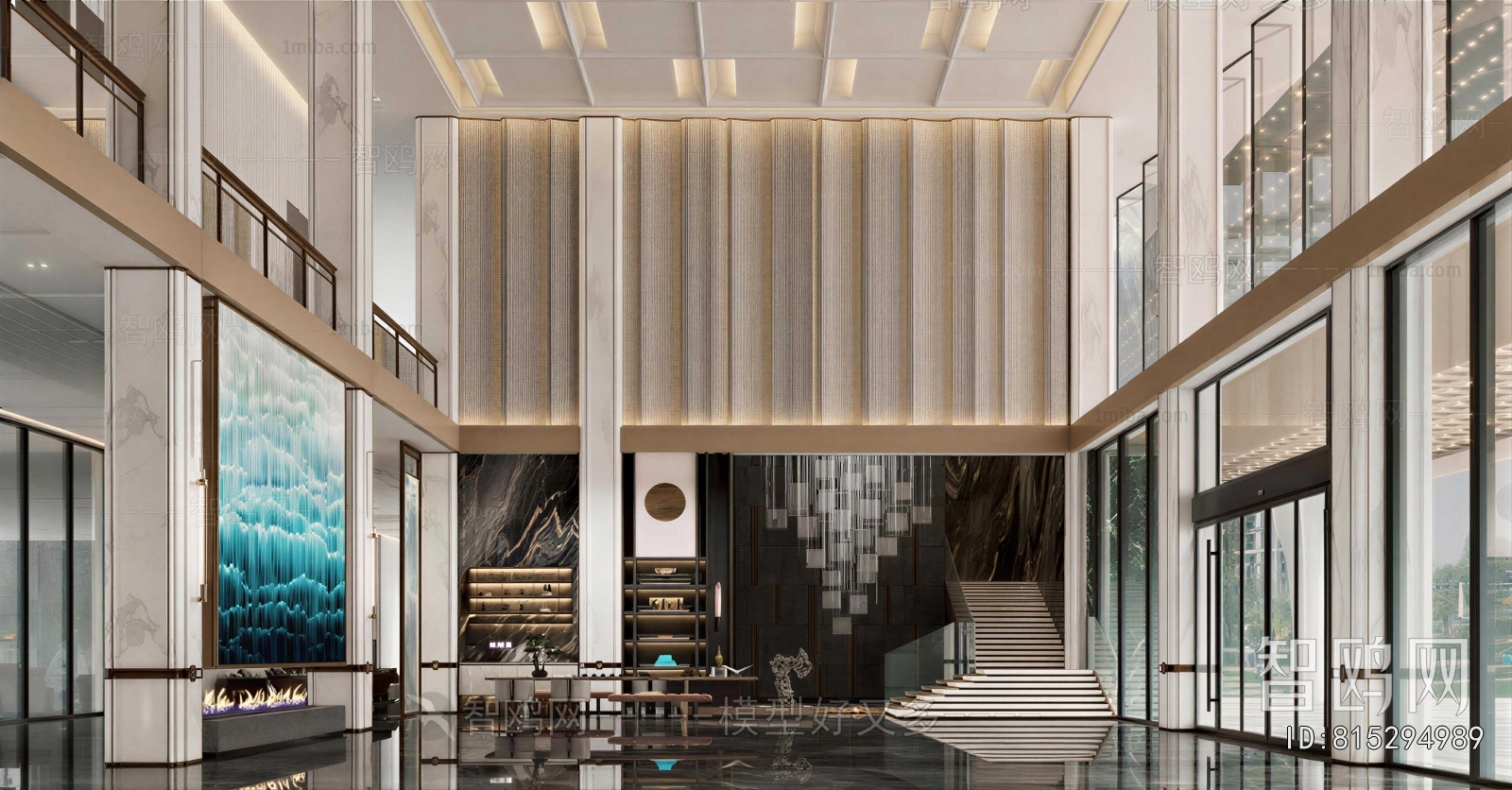 New Chinese Style Lobby Hall