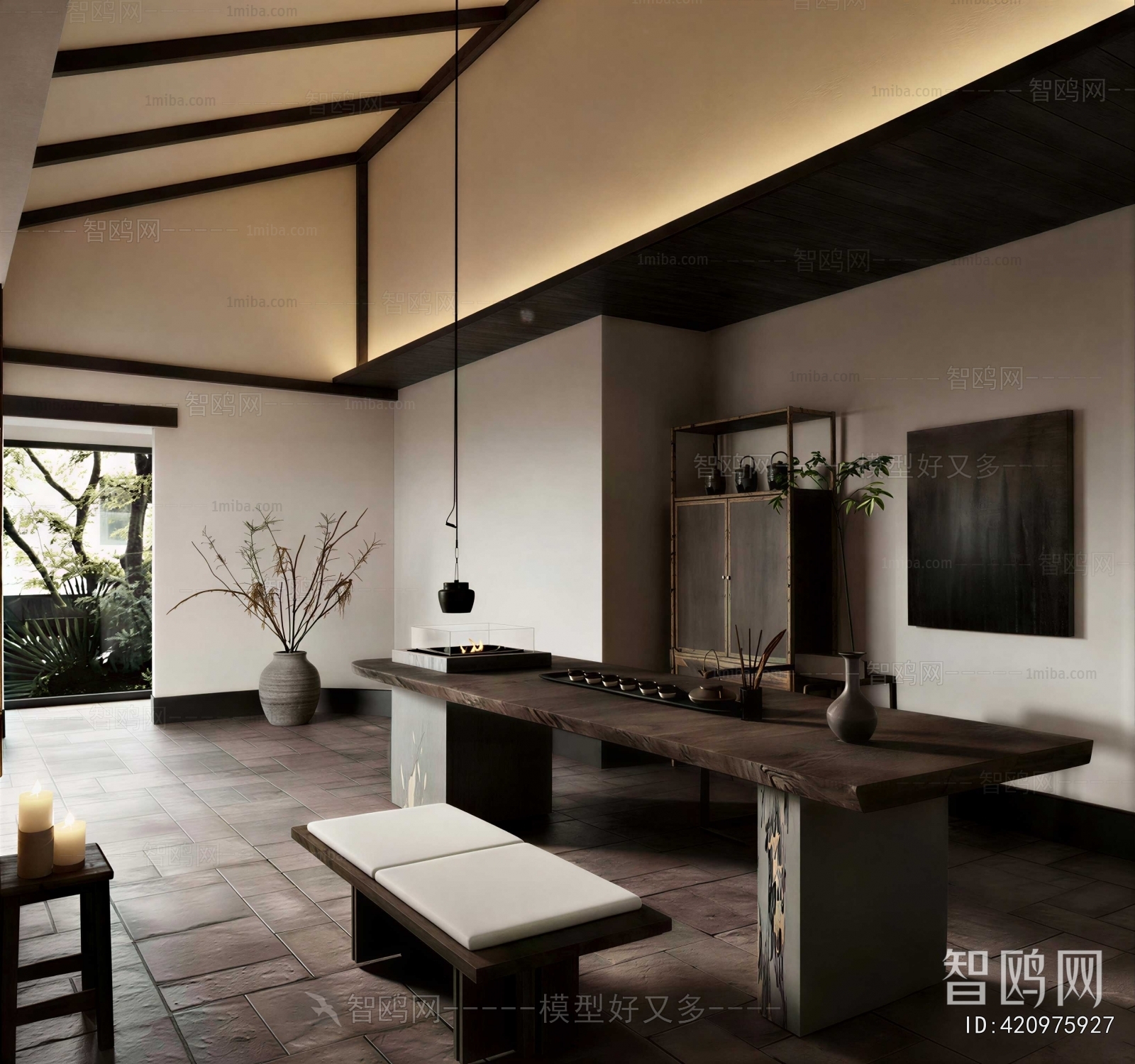 Wabi-sabi Style Tea House