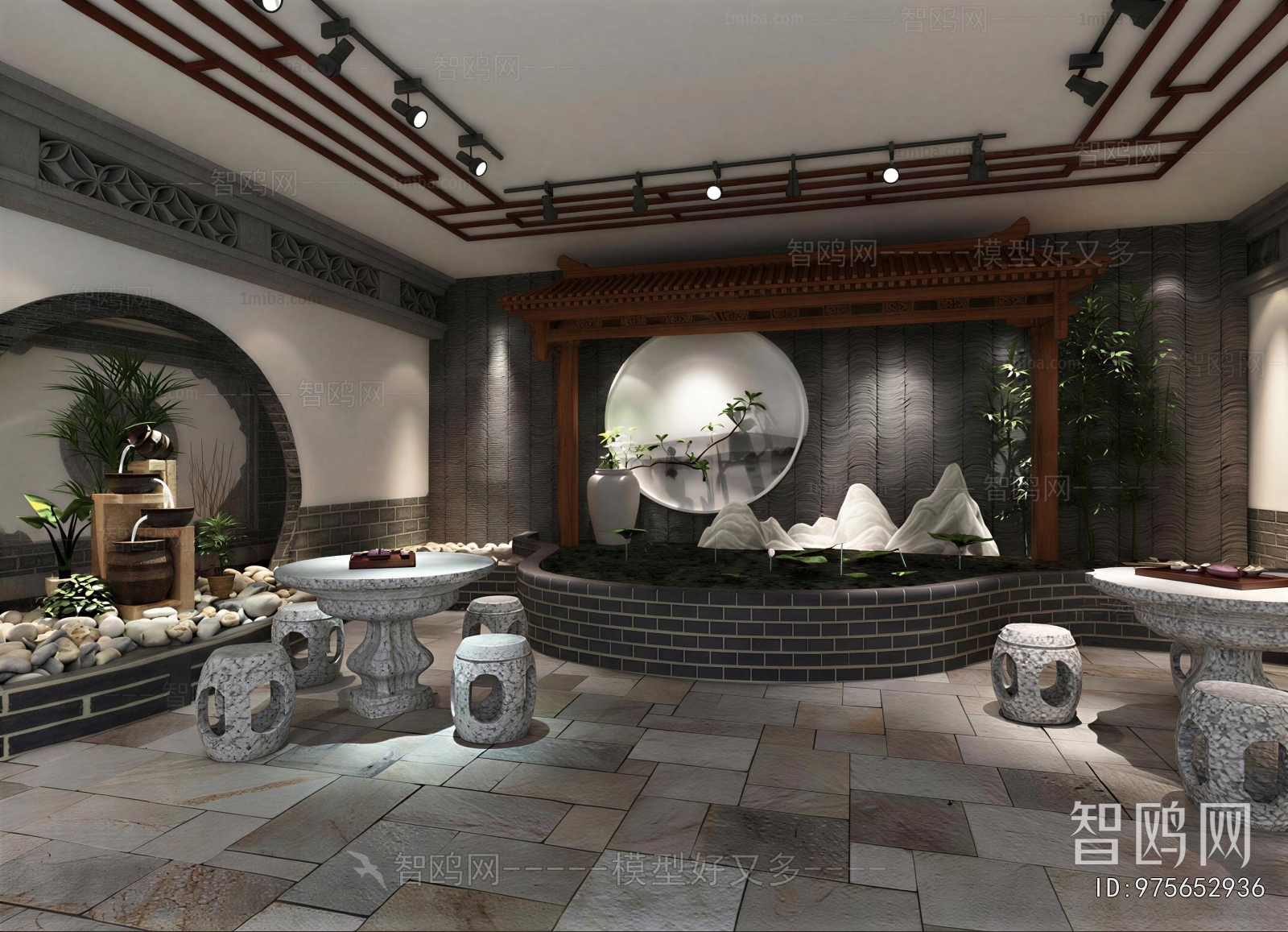 New Chinese Style Teahouse Tea House