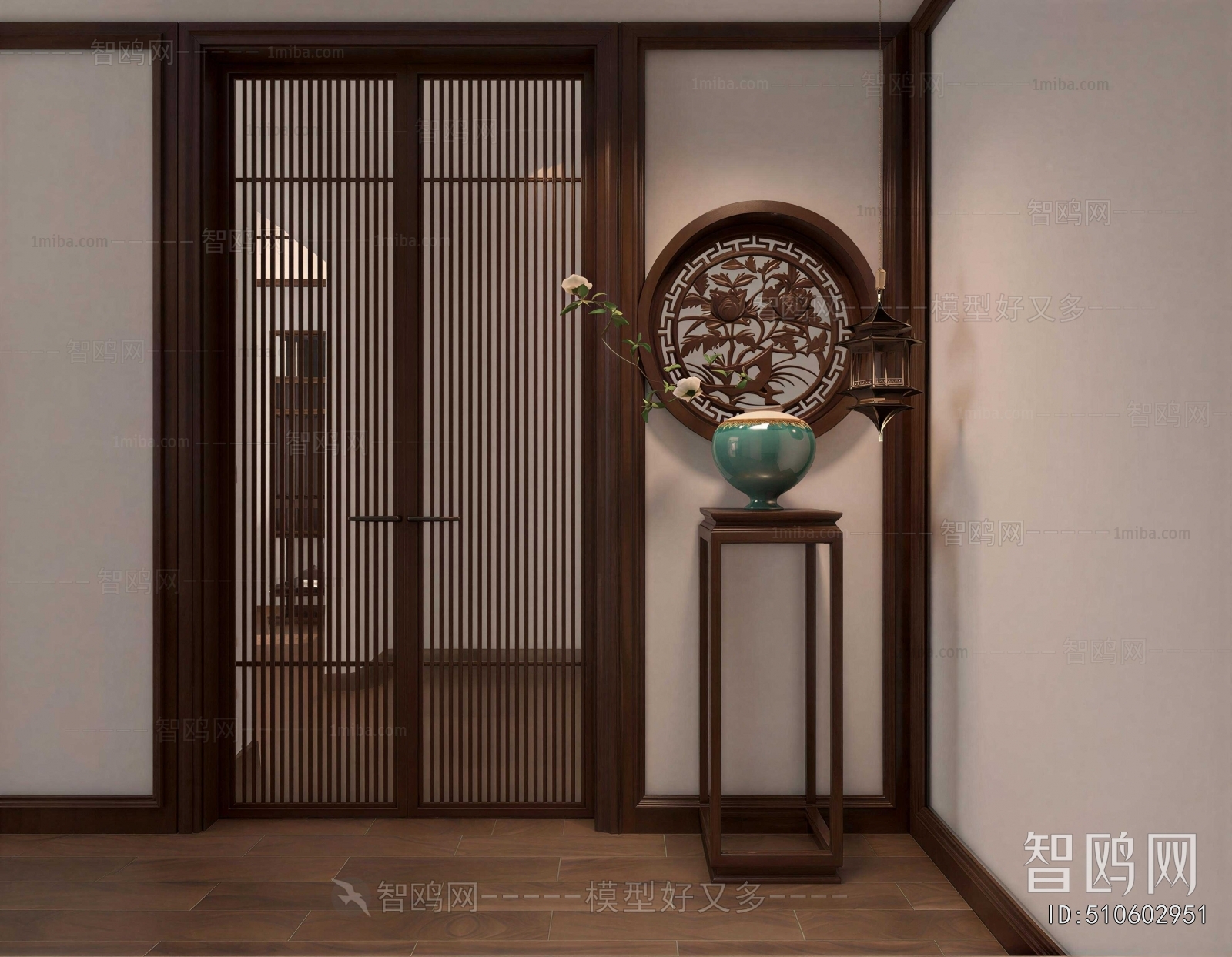 New Chinese Style Hallway