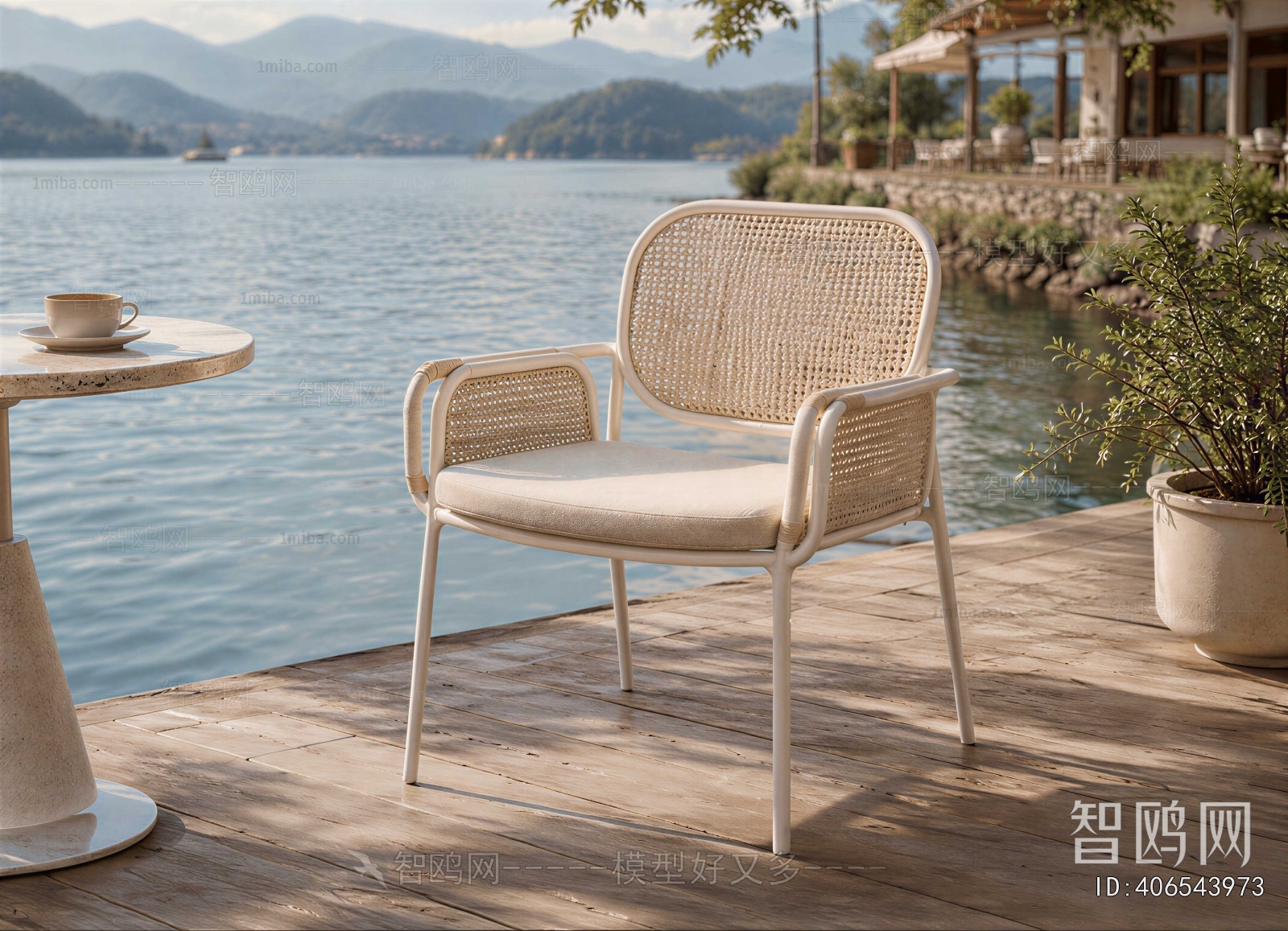 Wabi-sabi Style Lounge Chair