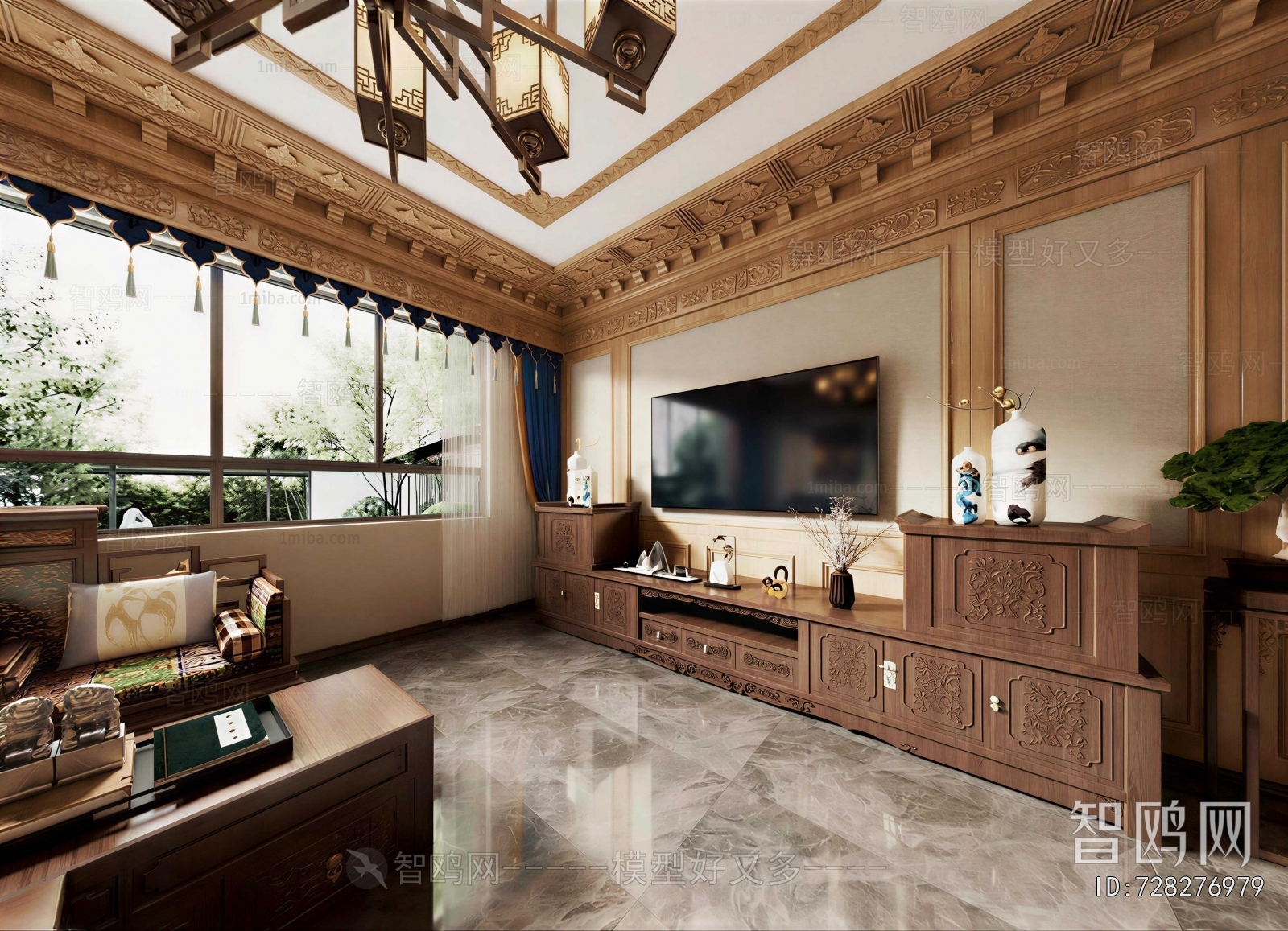 Chinese Style A Living Room