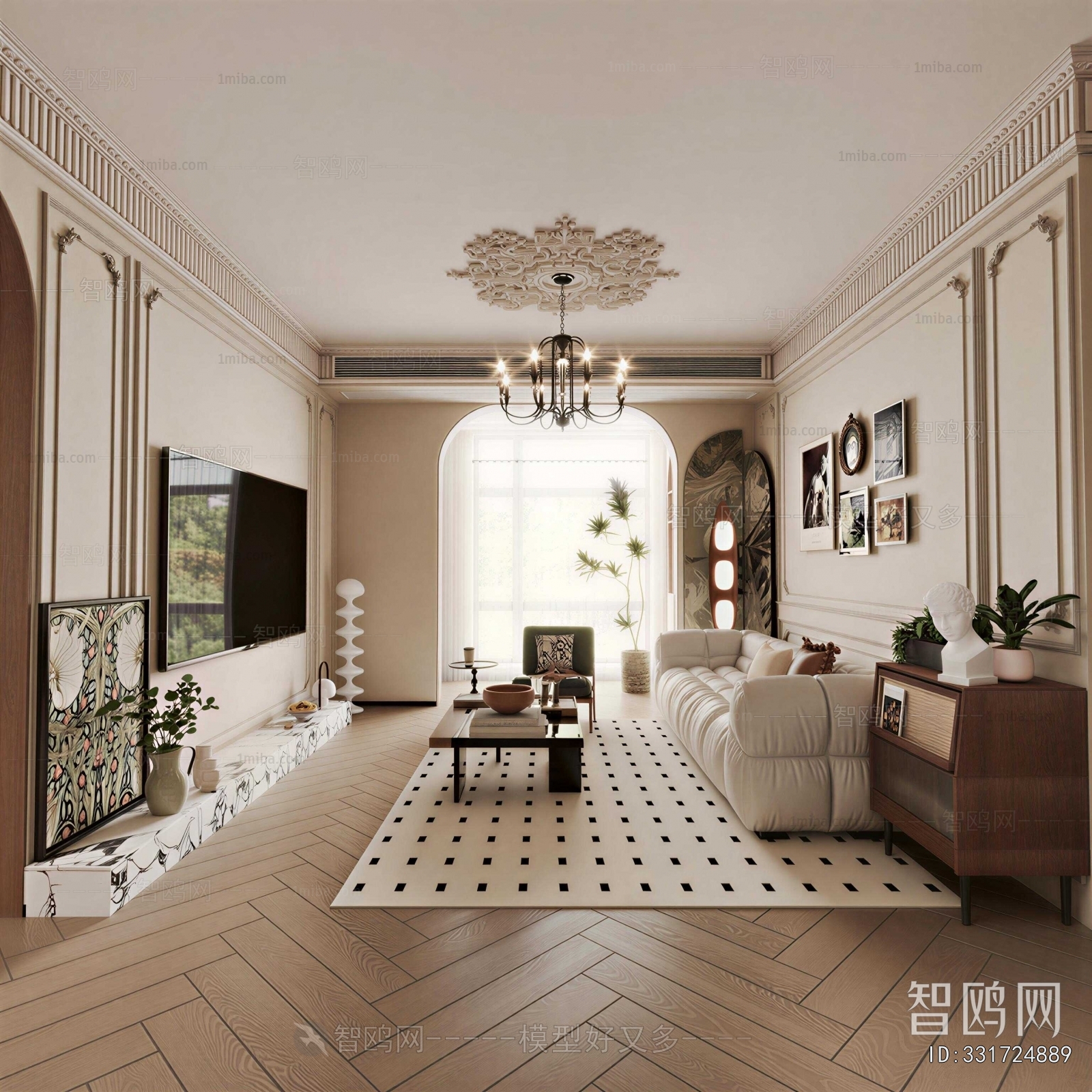 French Style A Living Room