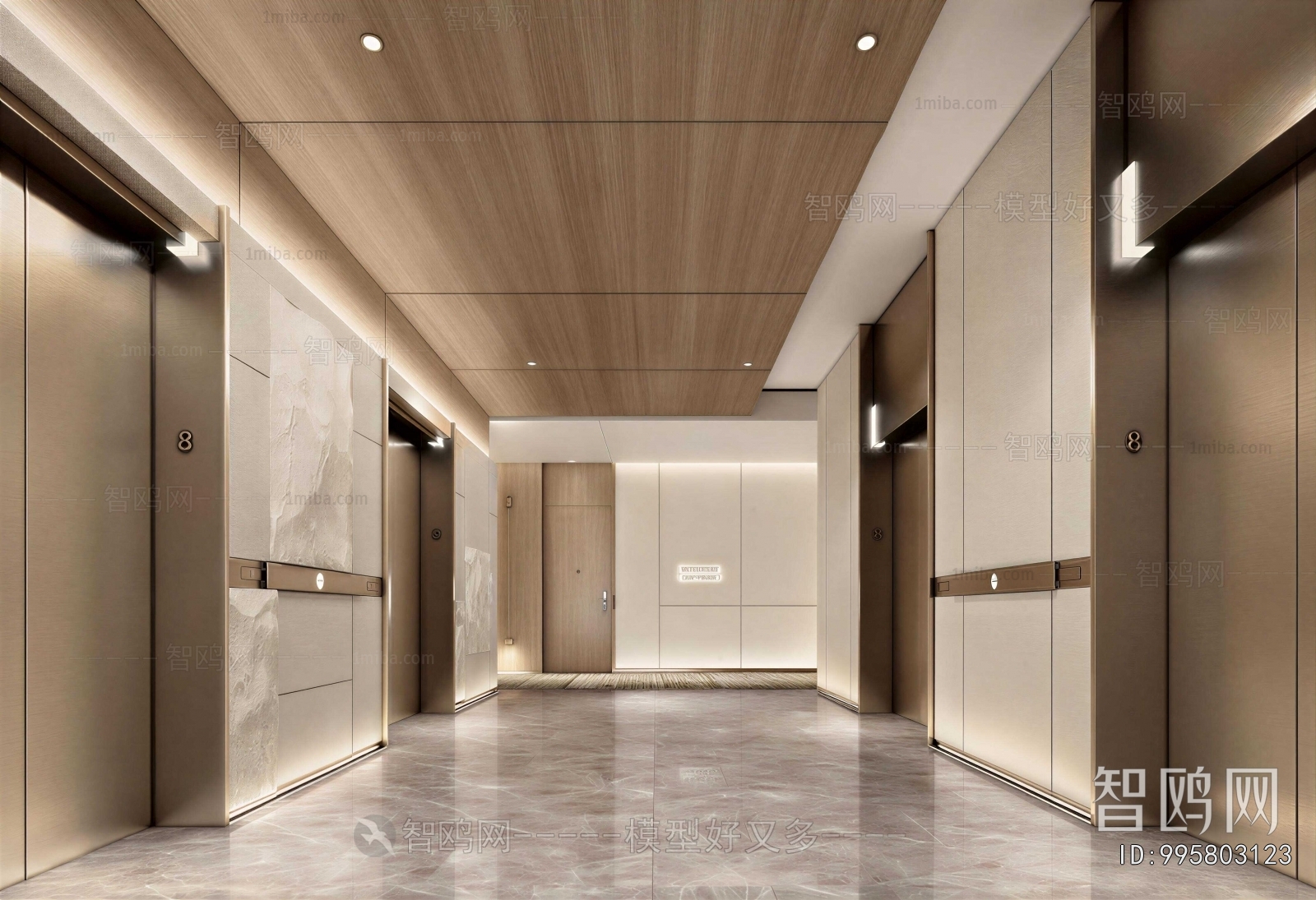 Modern Elevator Hall