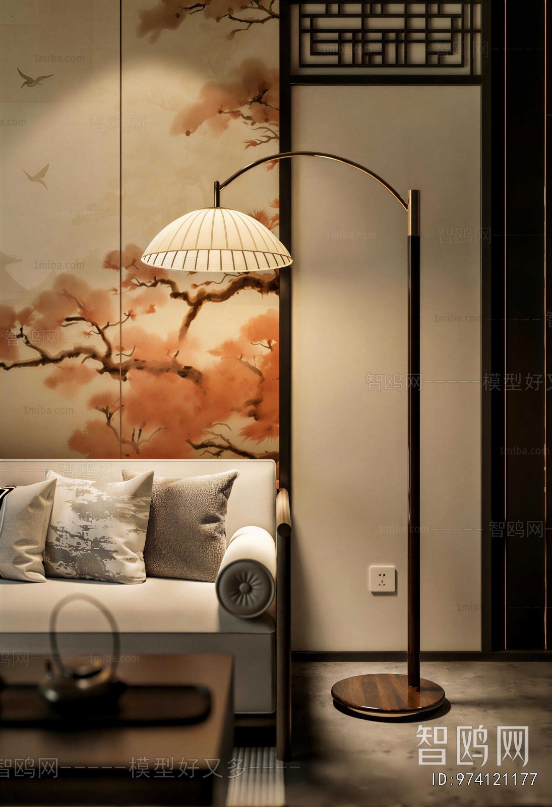 New Chinese Style Floor Lamp