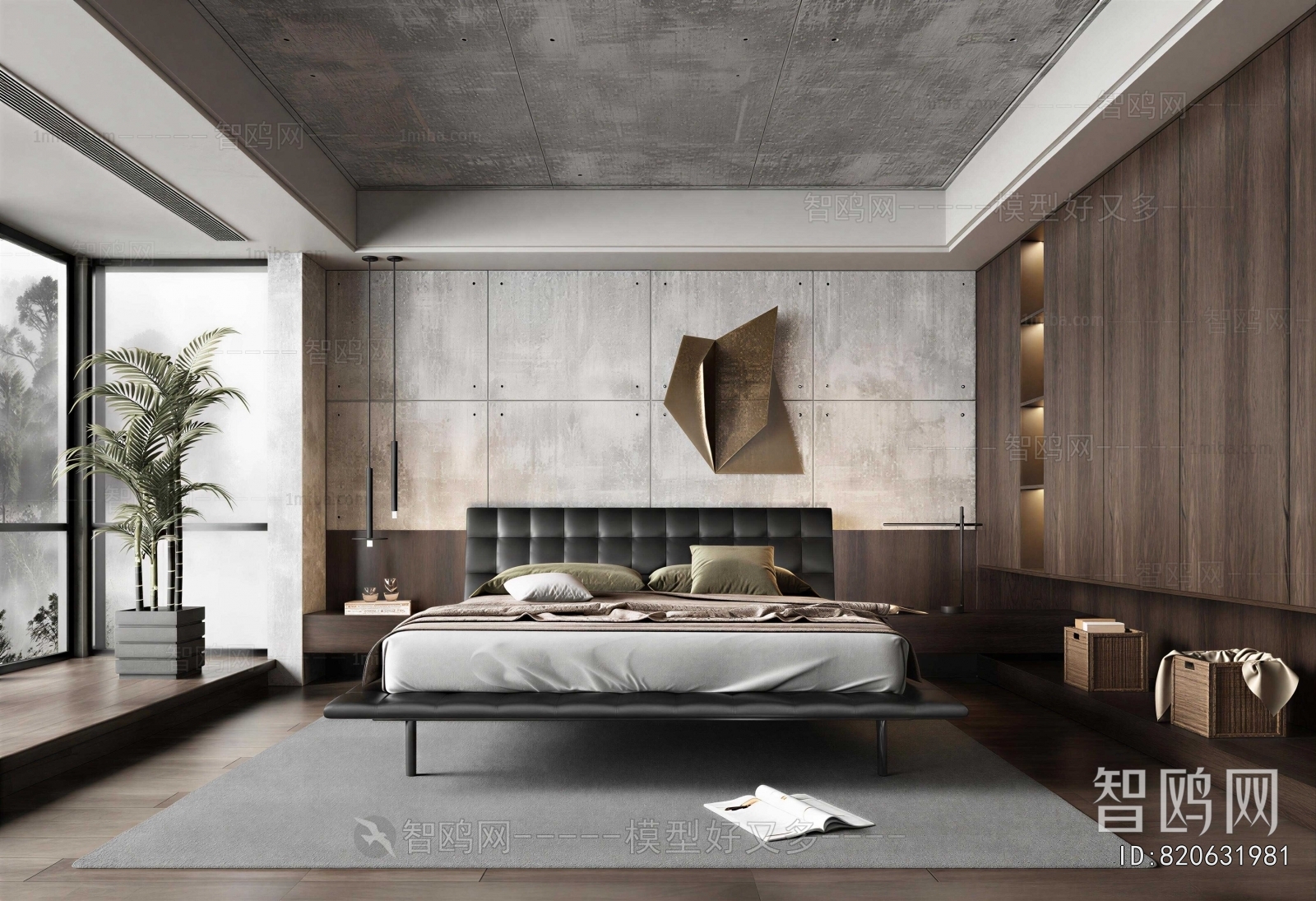 Industrial Style Bedroom