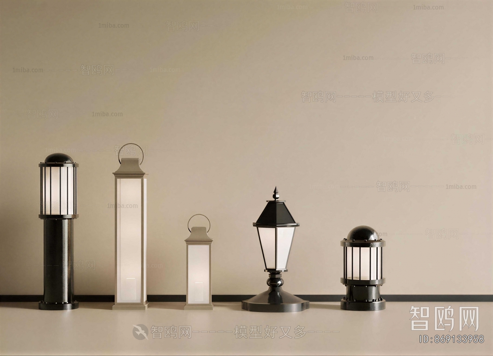 New Chinese Style Floor Lamp