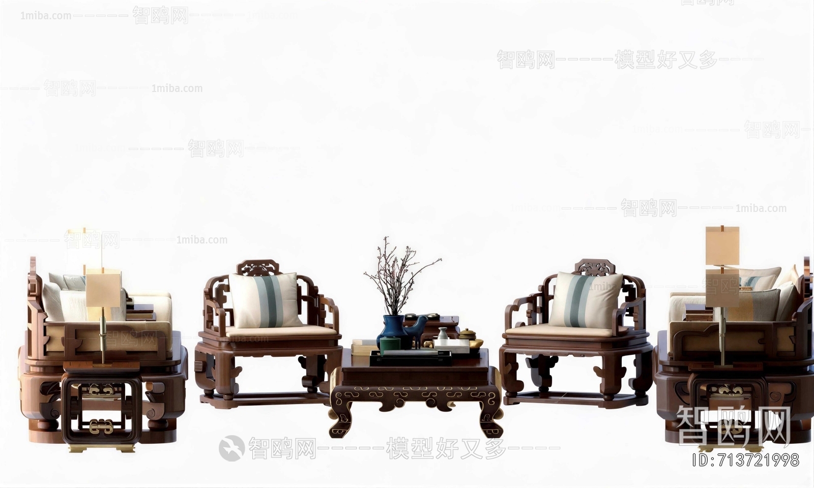 Chinese Style Sofa Combination