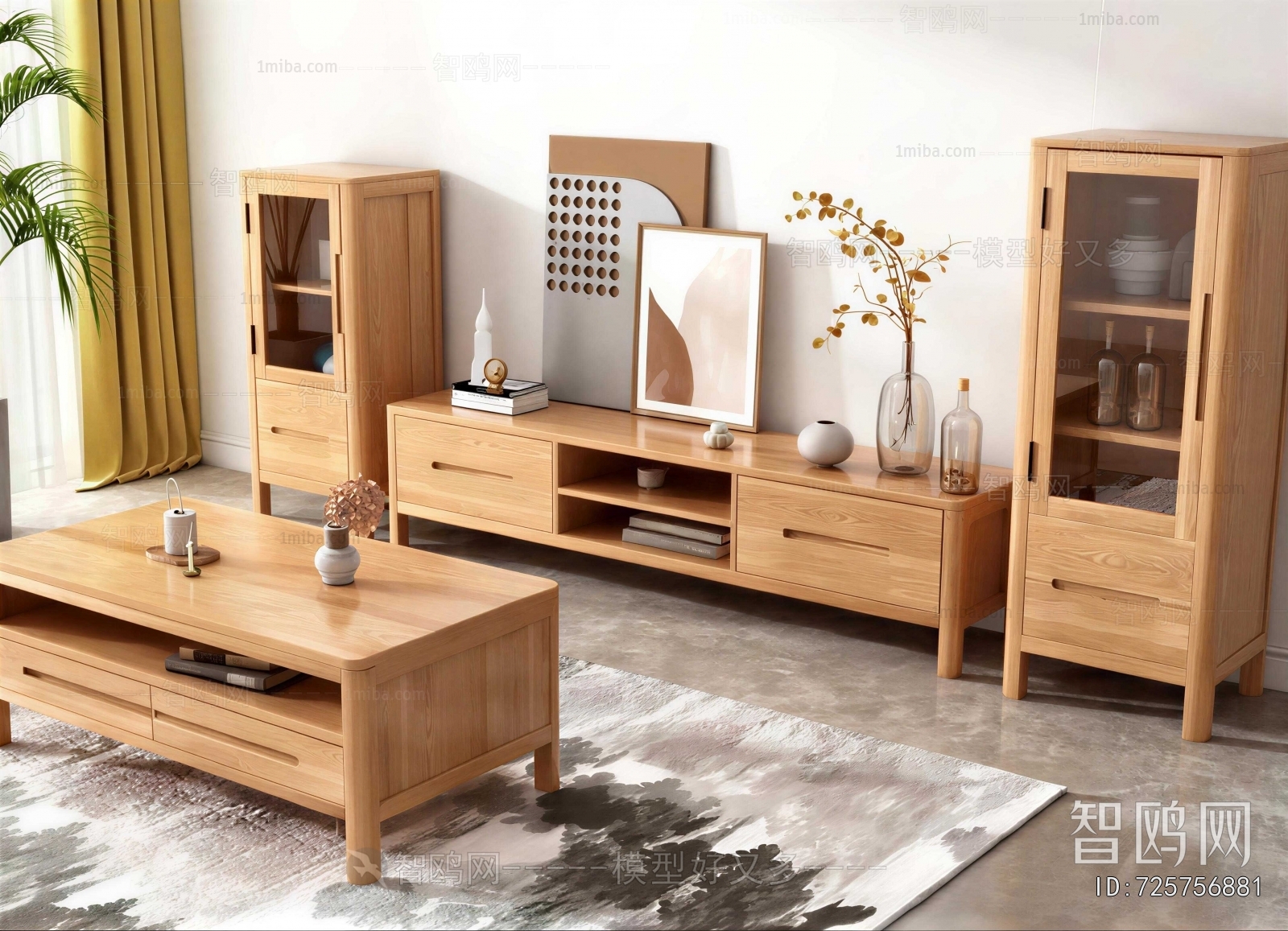 Japanese Style TV Cabinet
