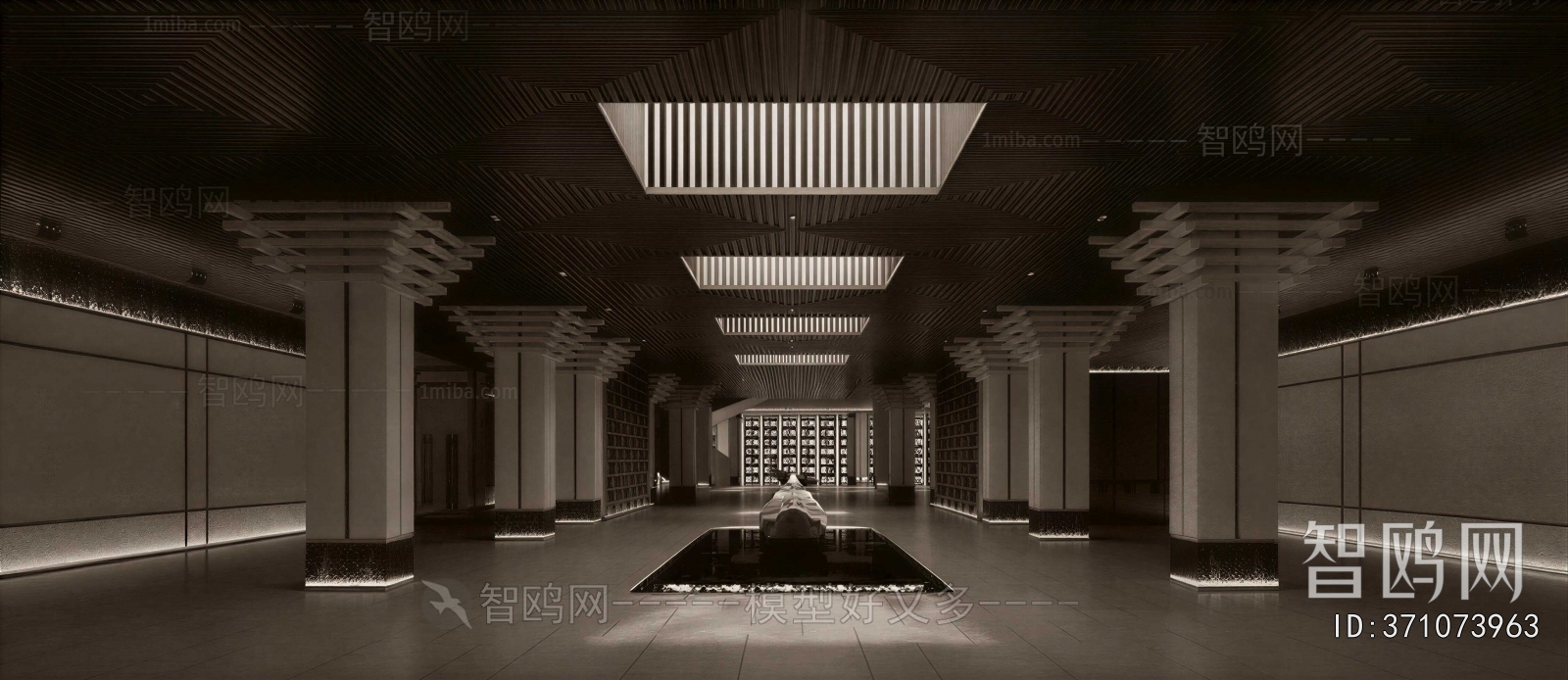 New Chinese Style Lobby Hall