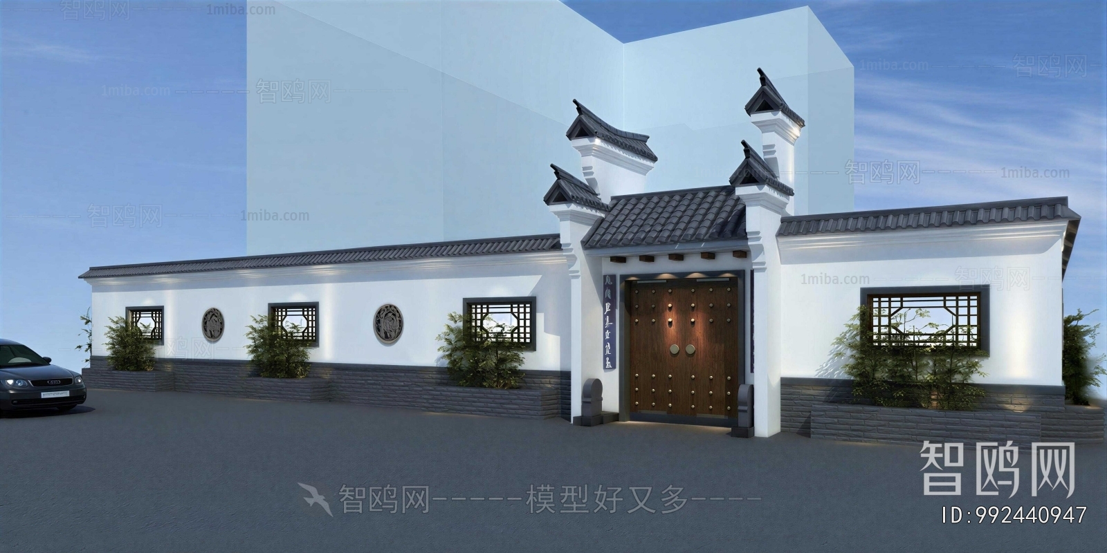 New Chinese Style Facade Element