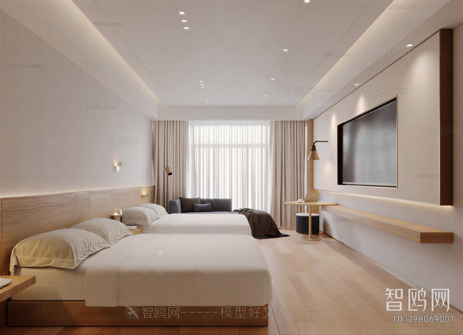Modern Guest Room