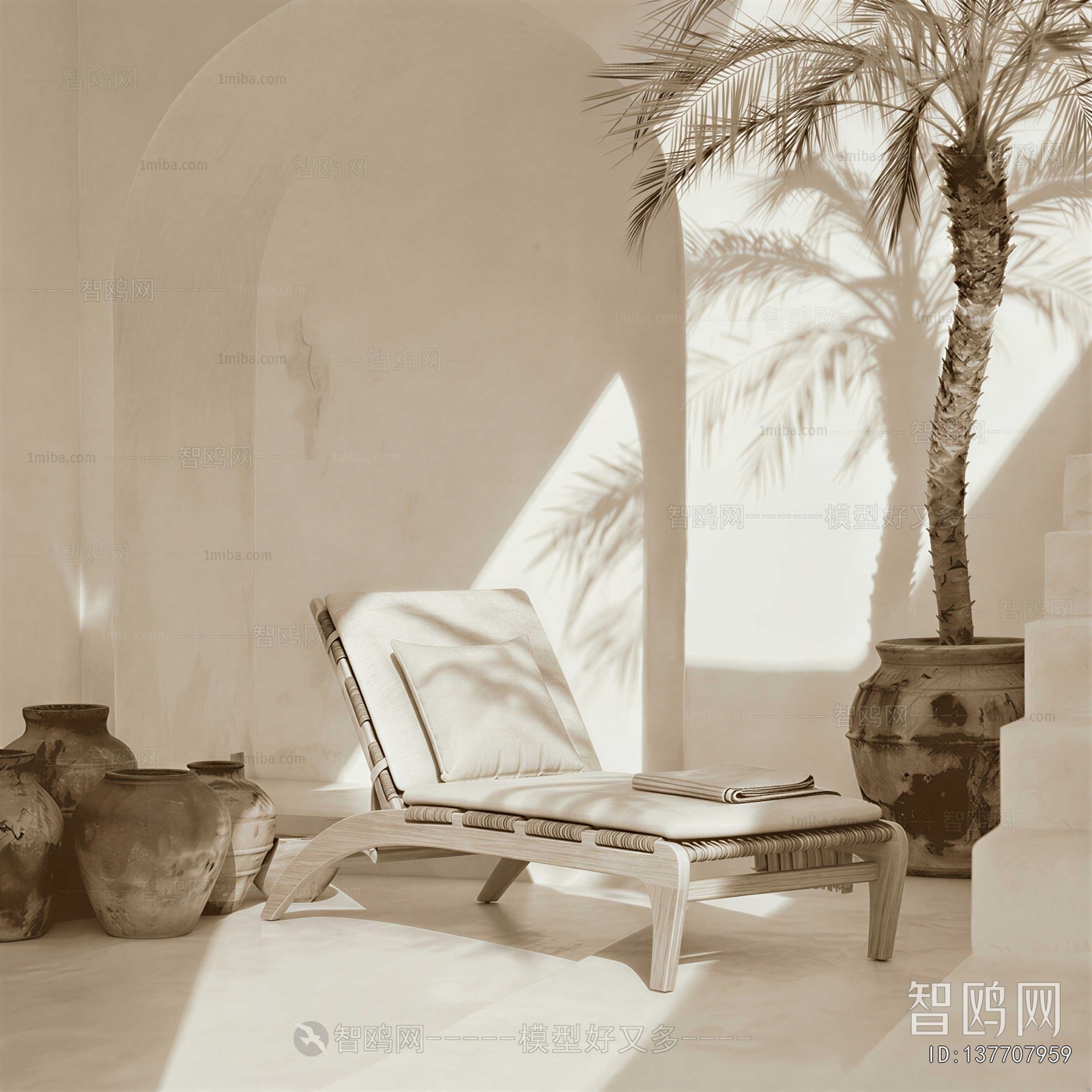 Wabi-sabi Style Recliner
