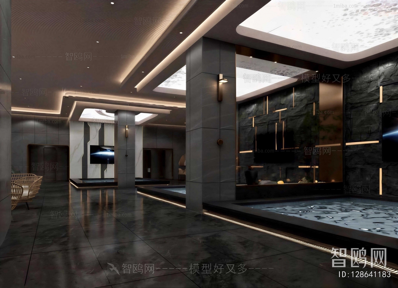 New Chinese Style Lobby Hall