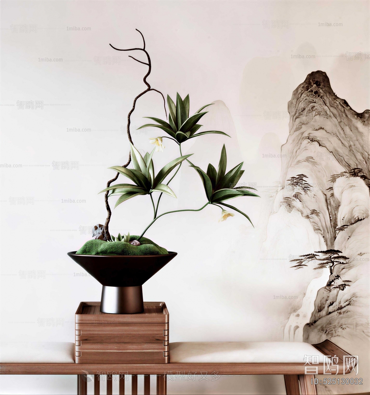 New Chinese Style Bonsai
