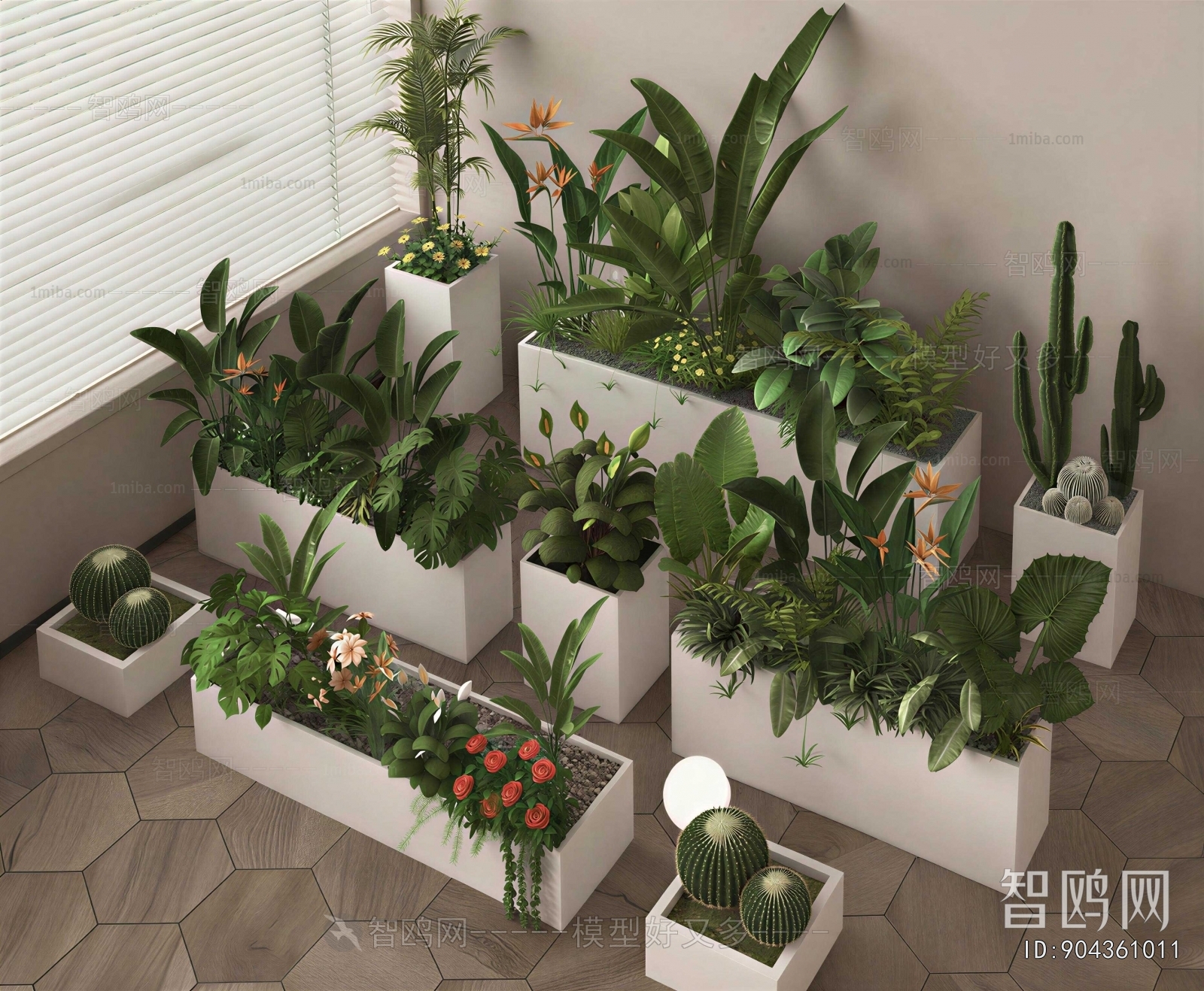 Modern Flower Bed, Flower Bowl, Flower Box