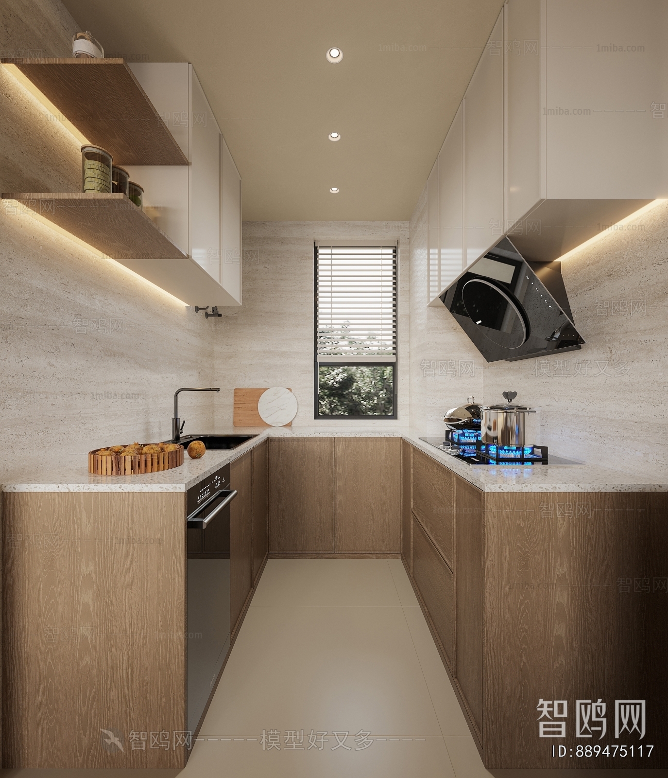 New Chinese Style Open Kitchen