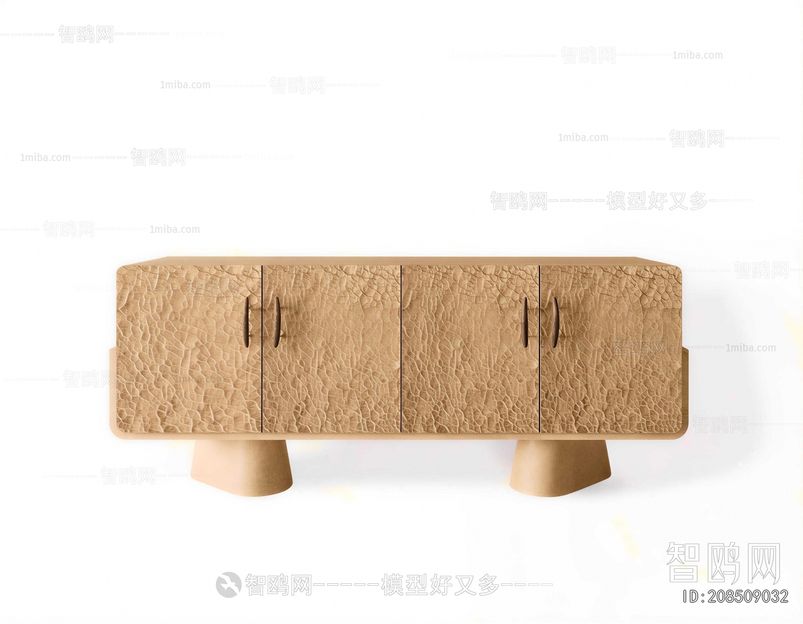 Wabi-sabi Style Side Cabinet