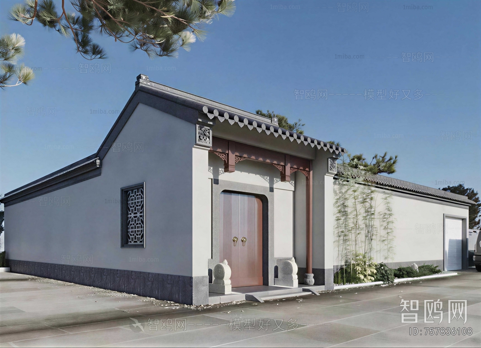 New Chinese Style Facade Element