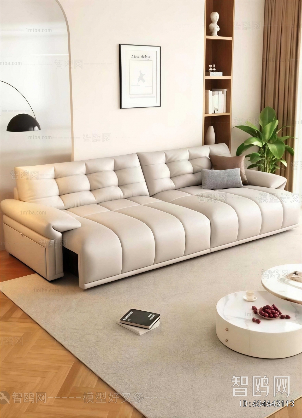 Modern Three-seat Sofa