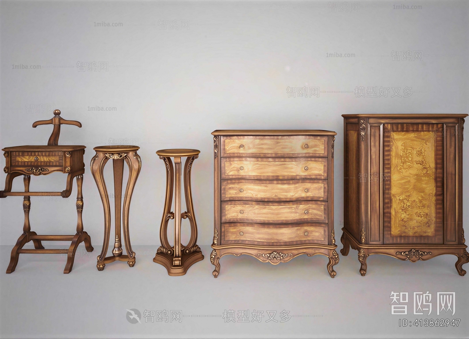 European Style Side Cabinet