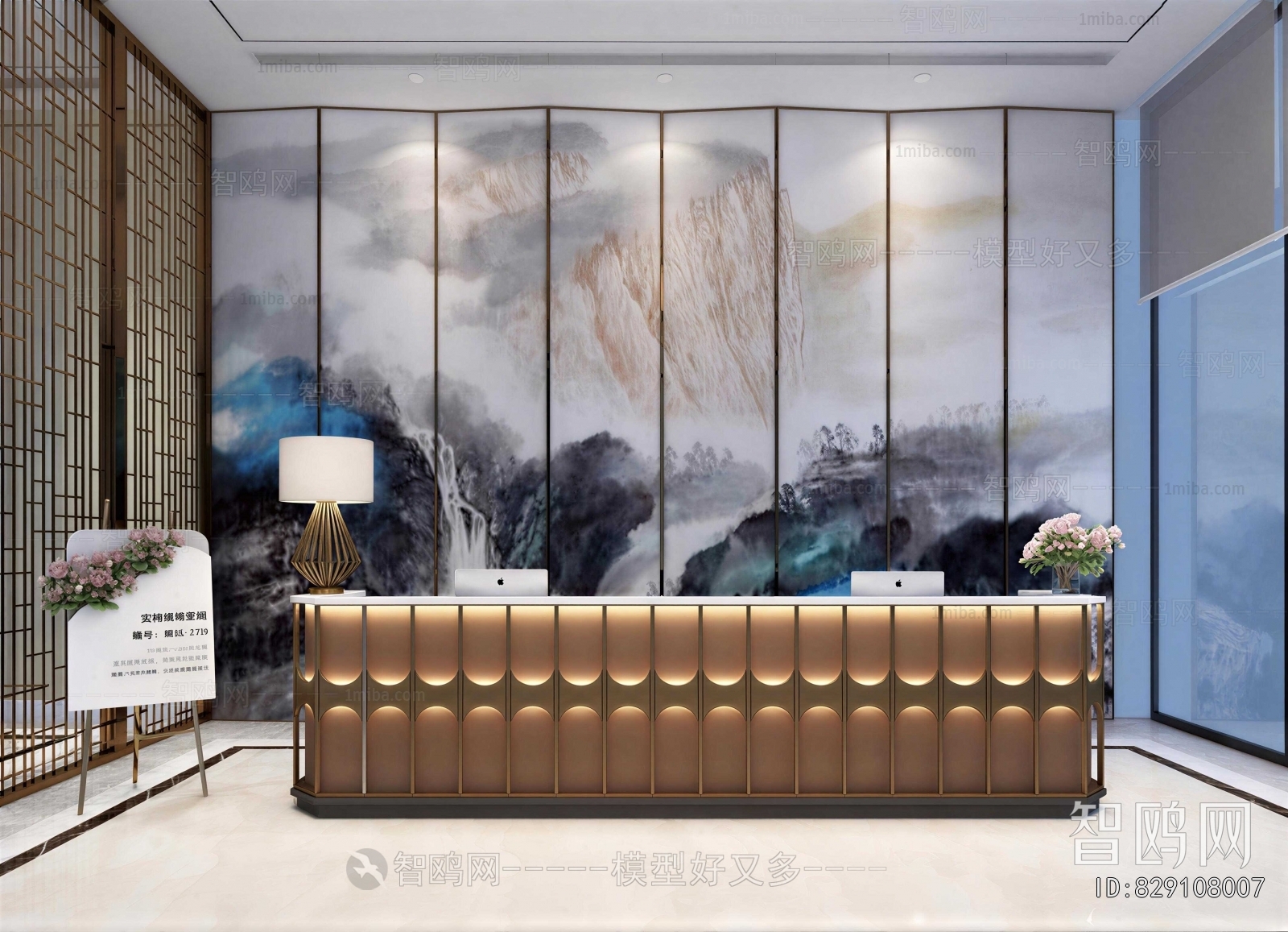 New Chinese Style Lobby Hall