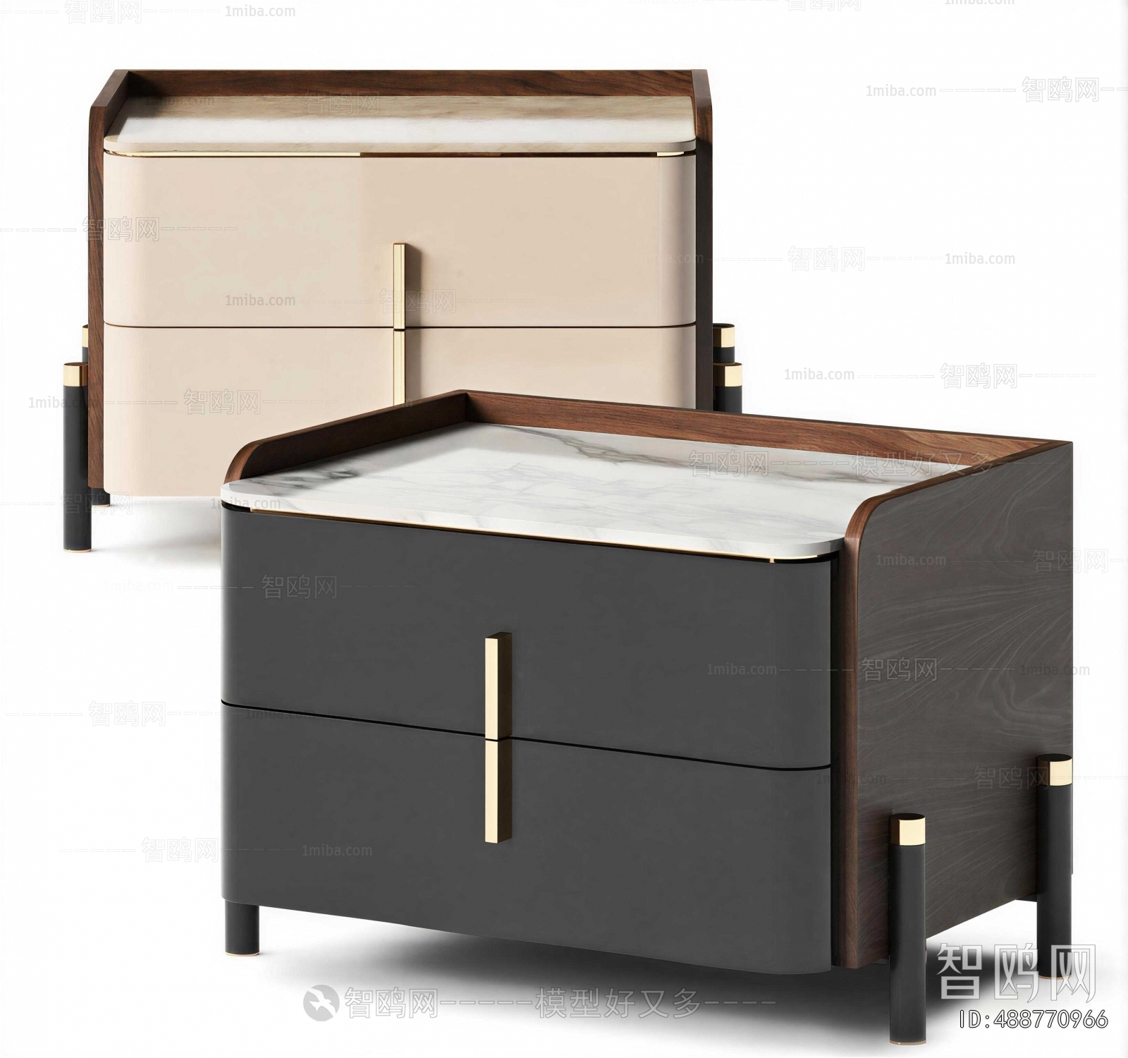 Modern Bedside Cupboard