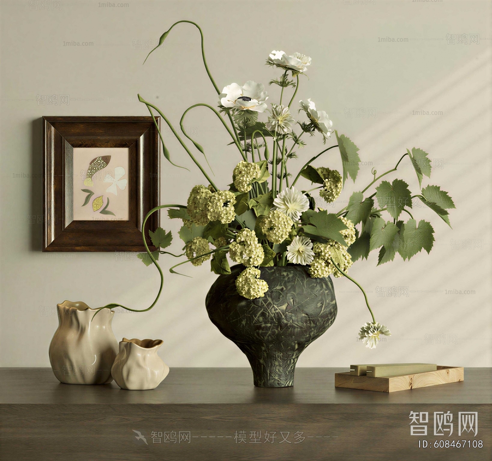 Wabi-sabi Style Flower Arrangement