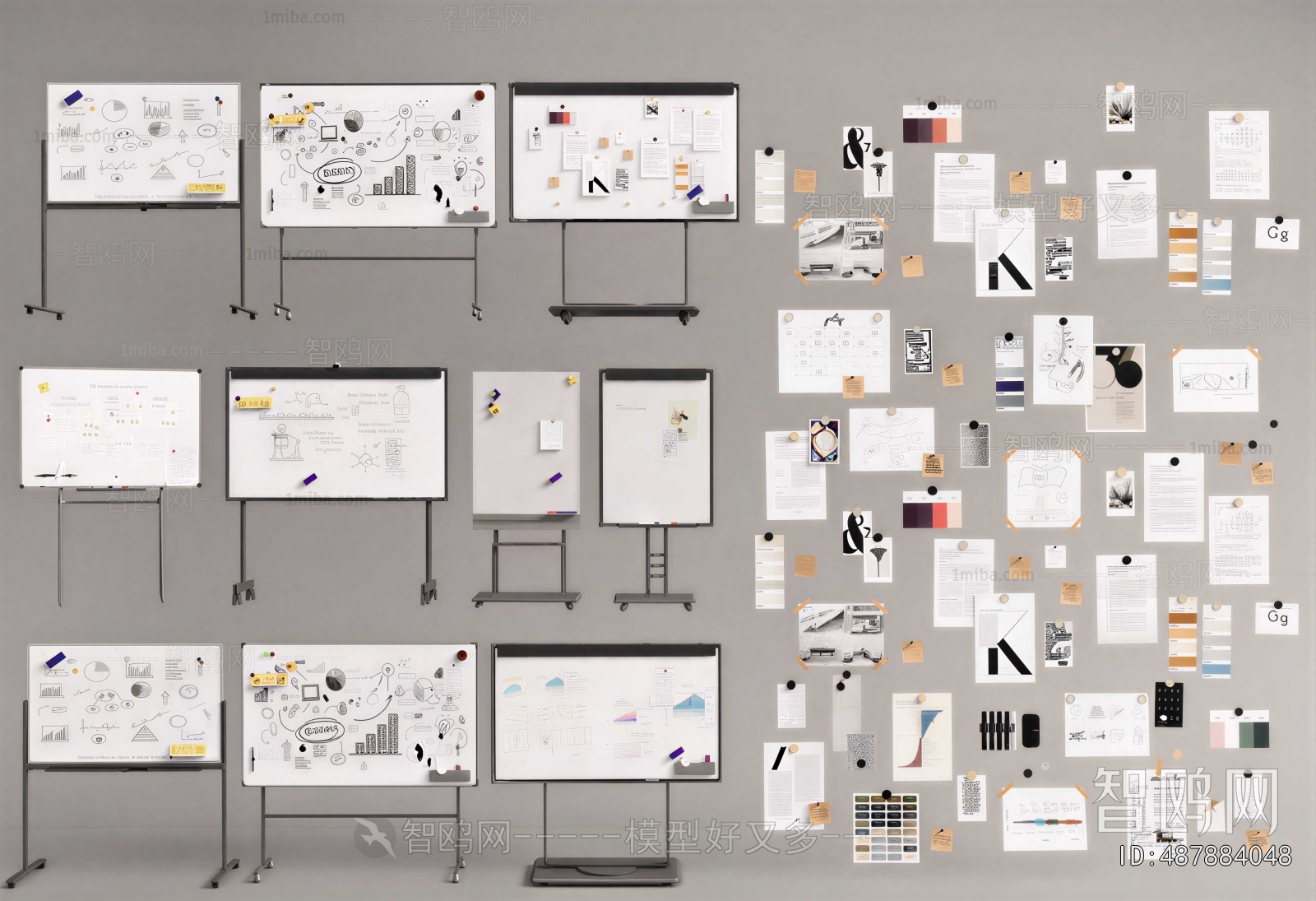 Modern Blackboard/whiteboard