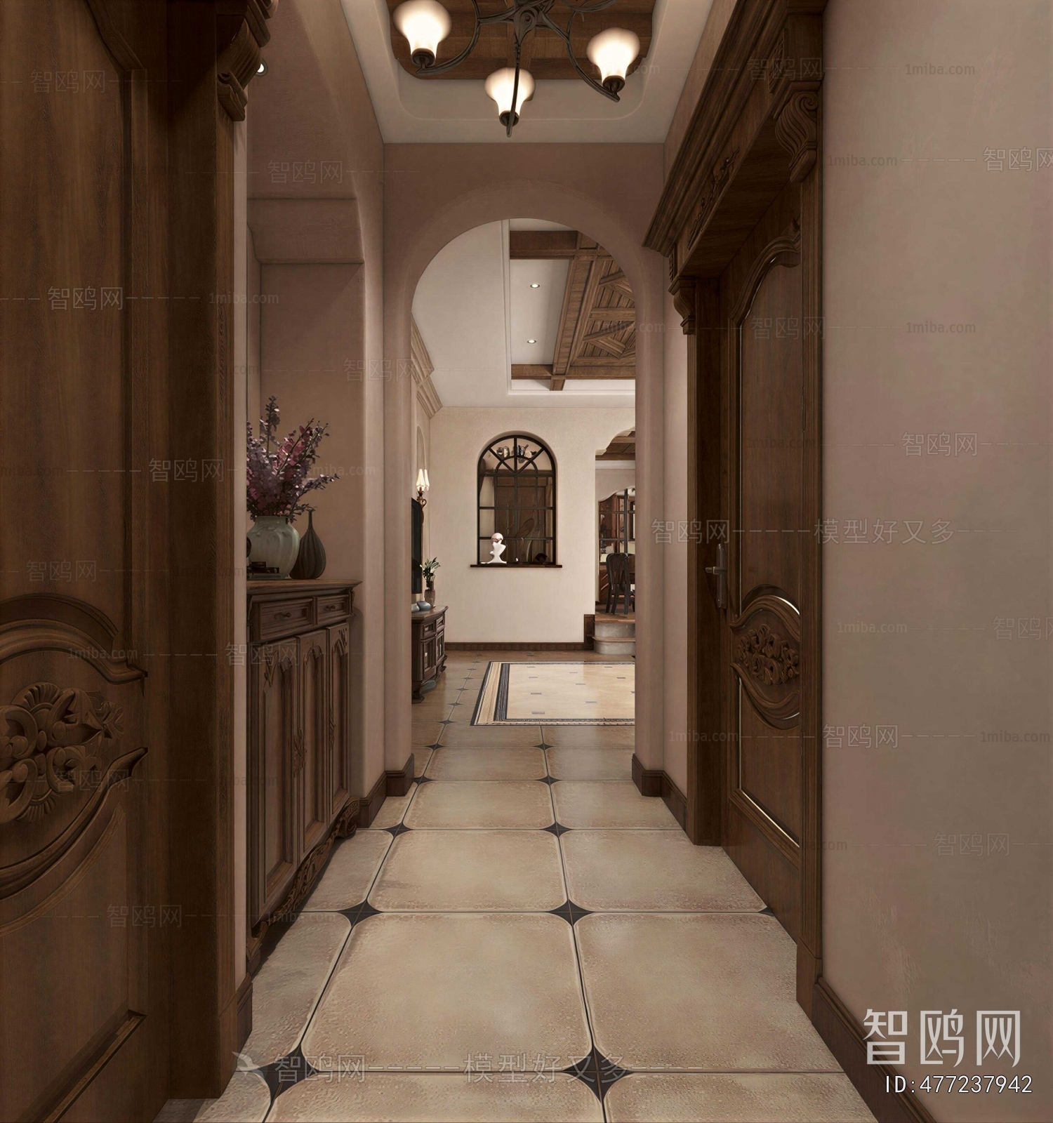 American Style Hallway