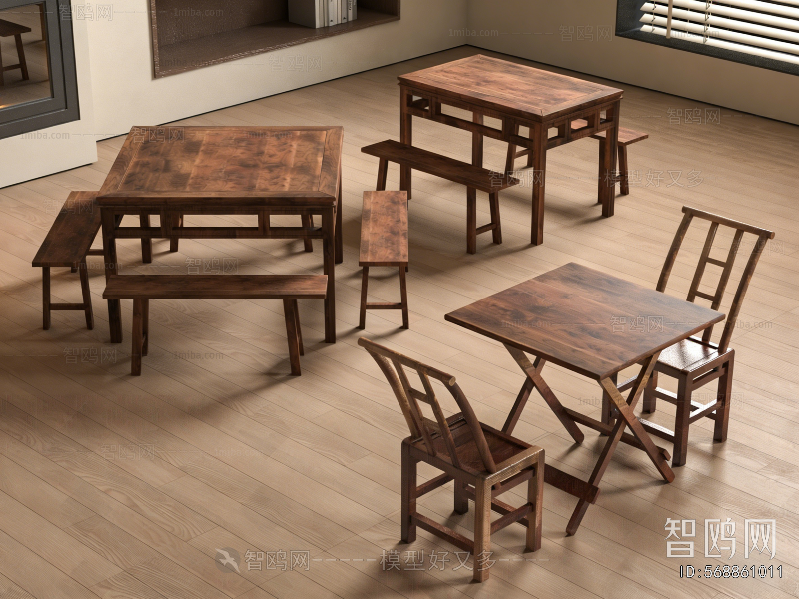 New Chinese Style Dining Table And Chairs