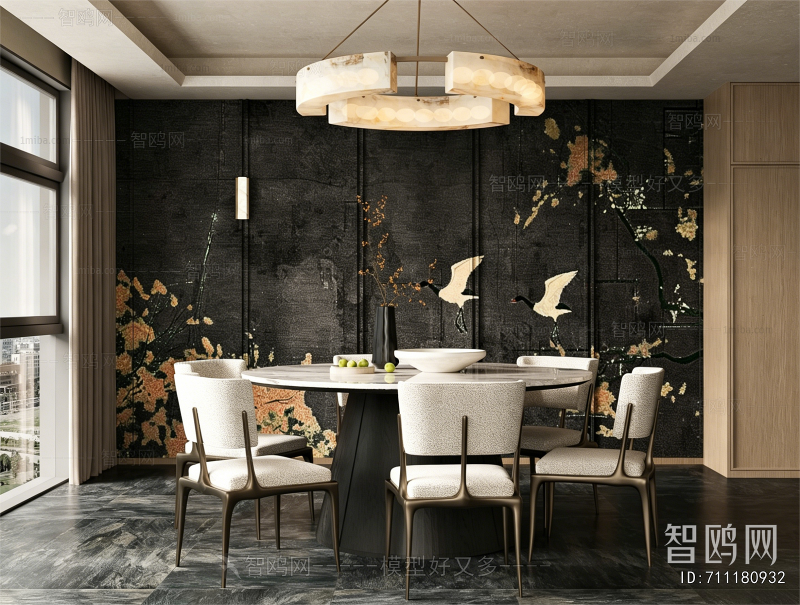 New Chinese Style Dining Room
