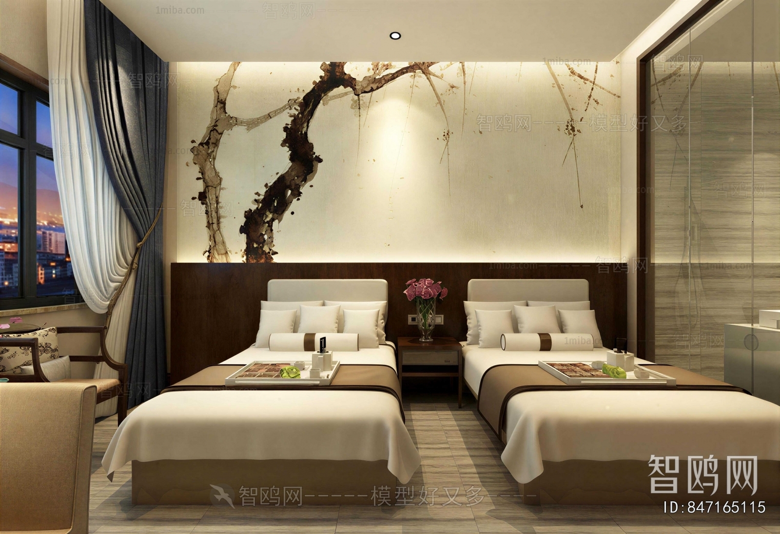 New Chinese Style Guest Room