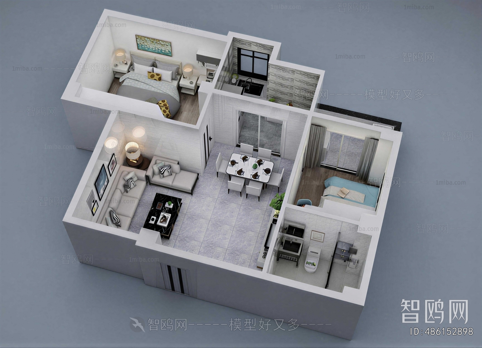 Modern A Bird's-eye View Of Home Decoration