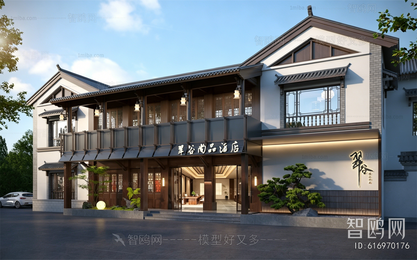 New Chinese Style Facade Element