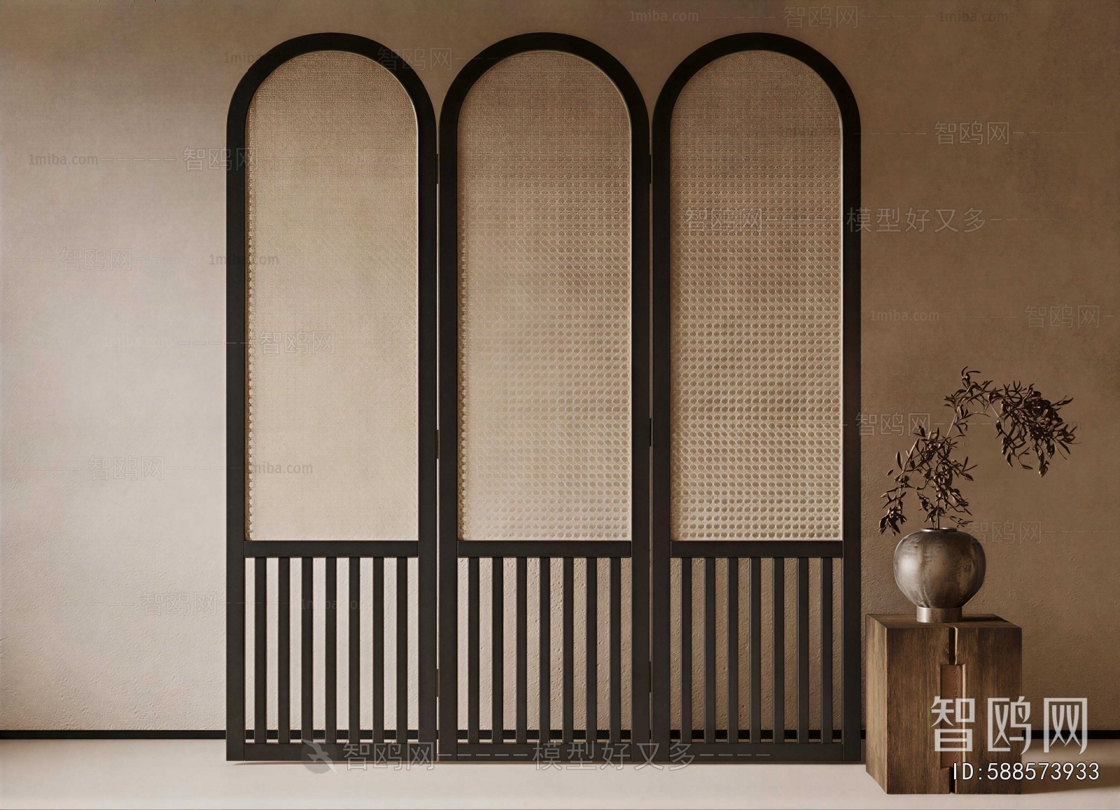 Wabi-sabi Style Partition