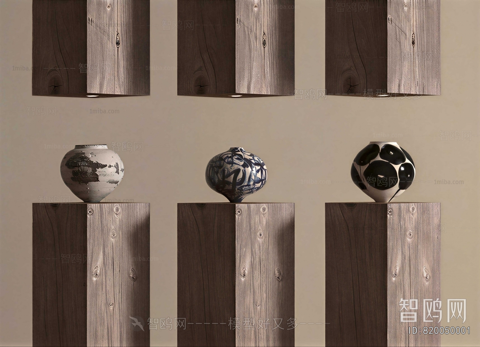 Wabi-sabi Style Clay Pot