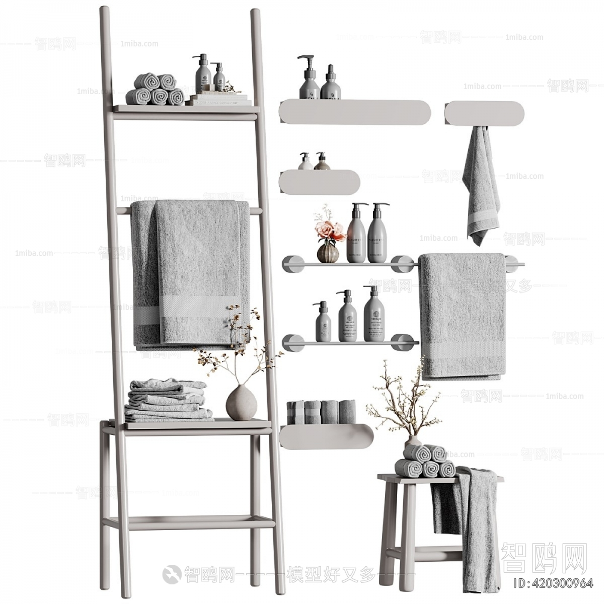 Modern Bathroom Rack