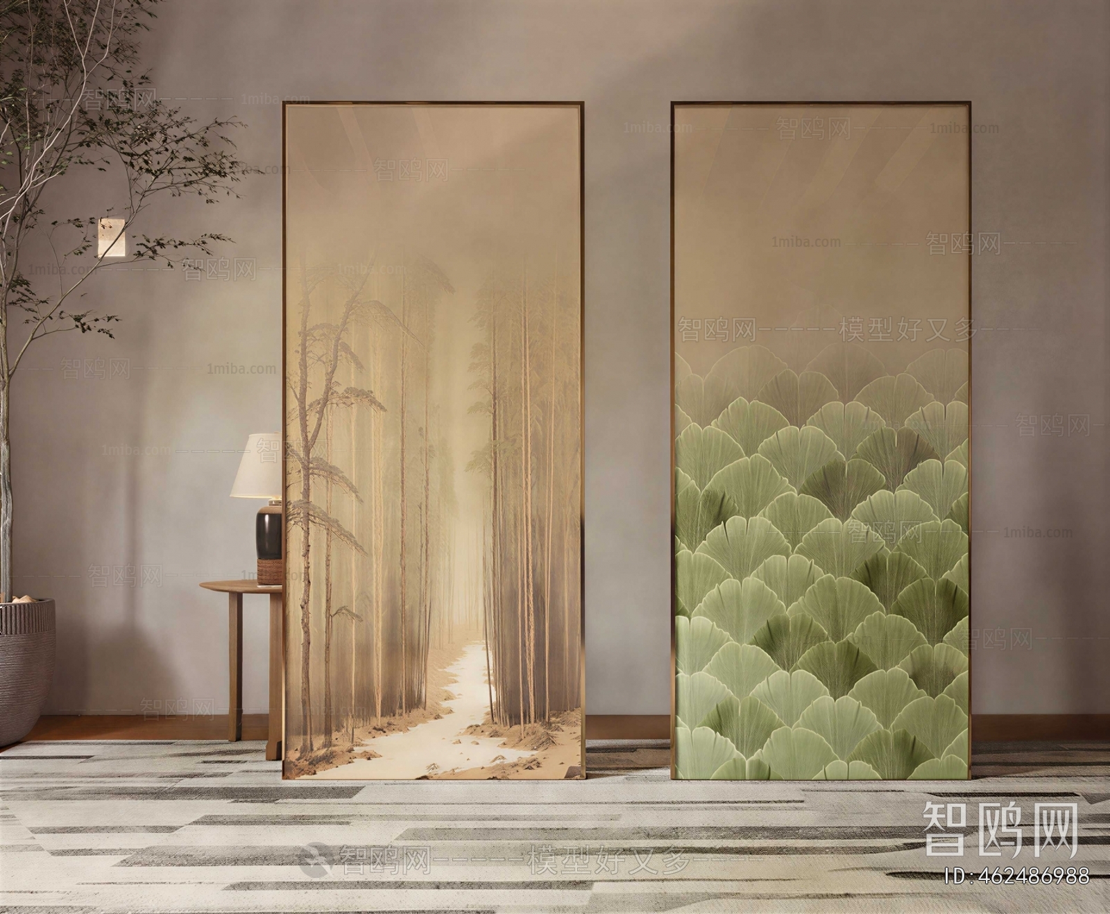 Wabi-sabi Style Partition